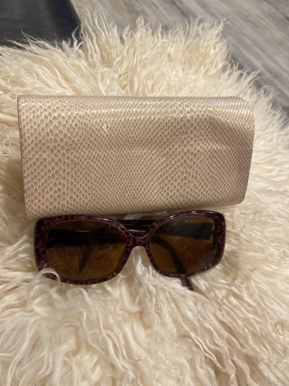 Jimmy Choo Tortoiseshell Oversized Rx Sunglasses with Case And COA - Picture 11 of 14